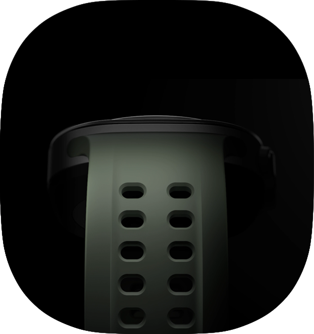 갤럭시 워치 울트라2 밴드의 에어 포켓 구조를 확대한 이미지