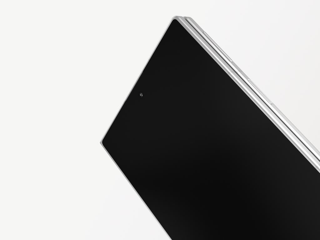 Galaxy Z Fold8 Cream angled slightly to the left, appearing slim