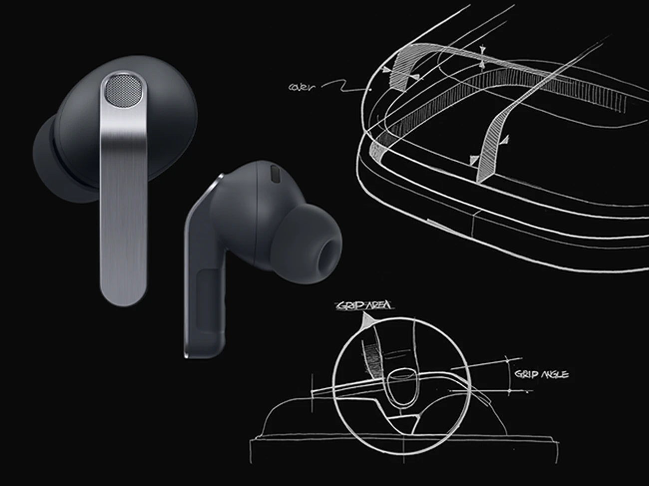 Earbuds designed around the user, offering both aesthetic beauty and everyday ease of use.
