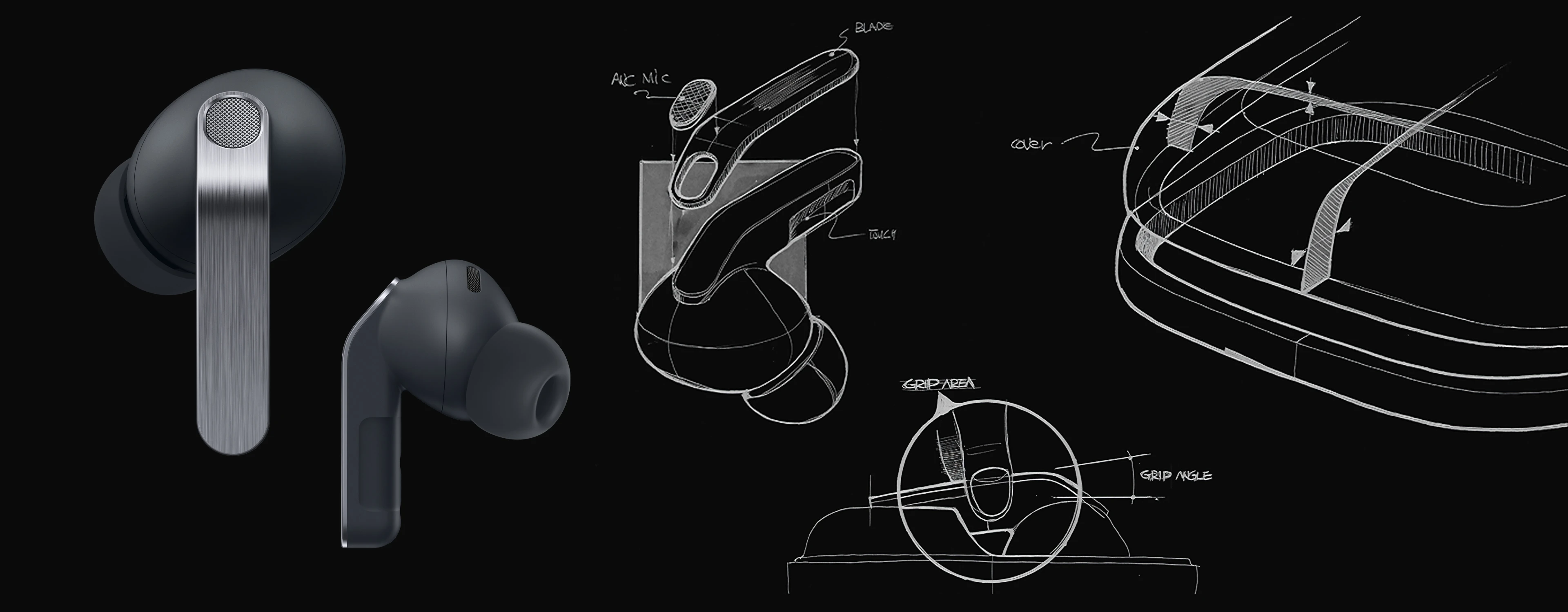Earbuds designed around the user, offering both aesthetic beauty and everyday ease of use.