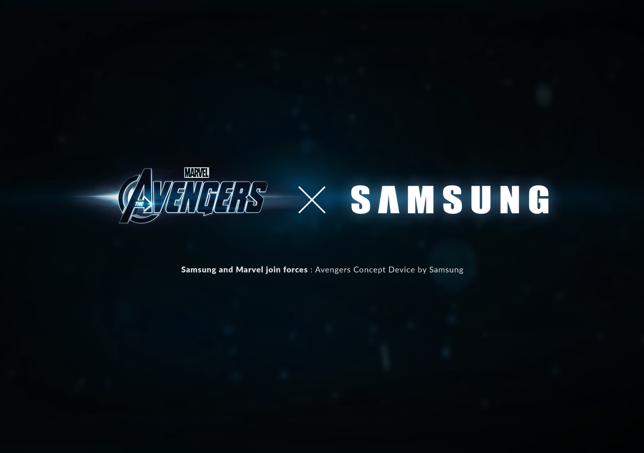 THE AVENGERS × SAMSUNG - Samsung and Marvel join forces : Avengers Concept Device by Samsung