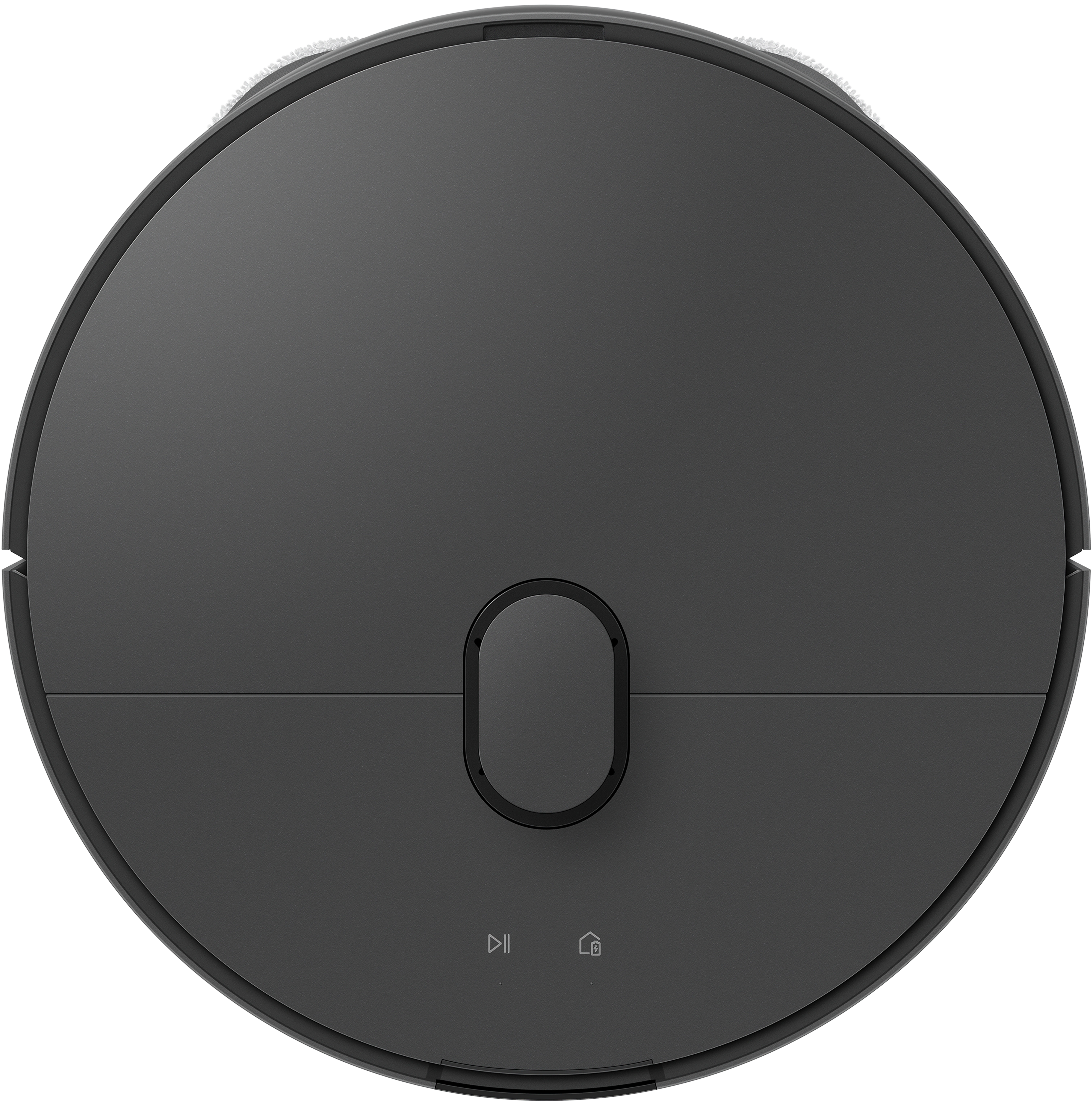 Front-facing view of the top of the product, featuring a color contrast with white on the upper part and charcoal on the lower part.