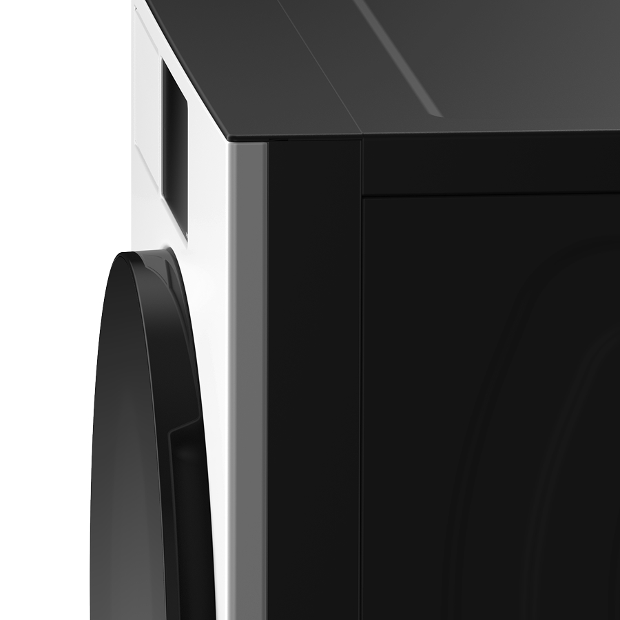 Various angles highlight the washer's side profile and detailed features.