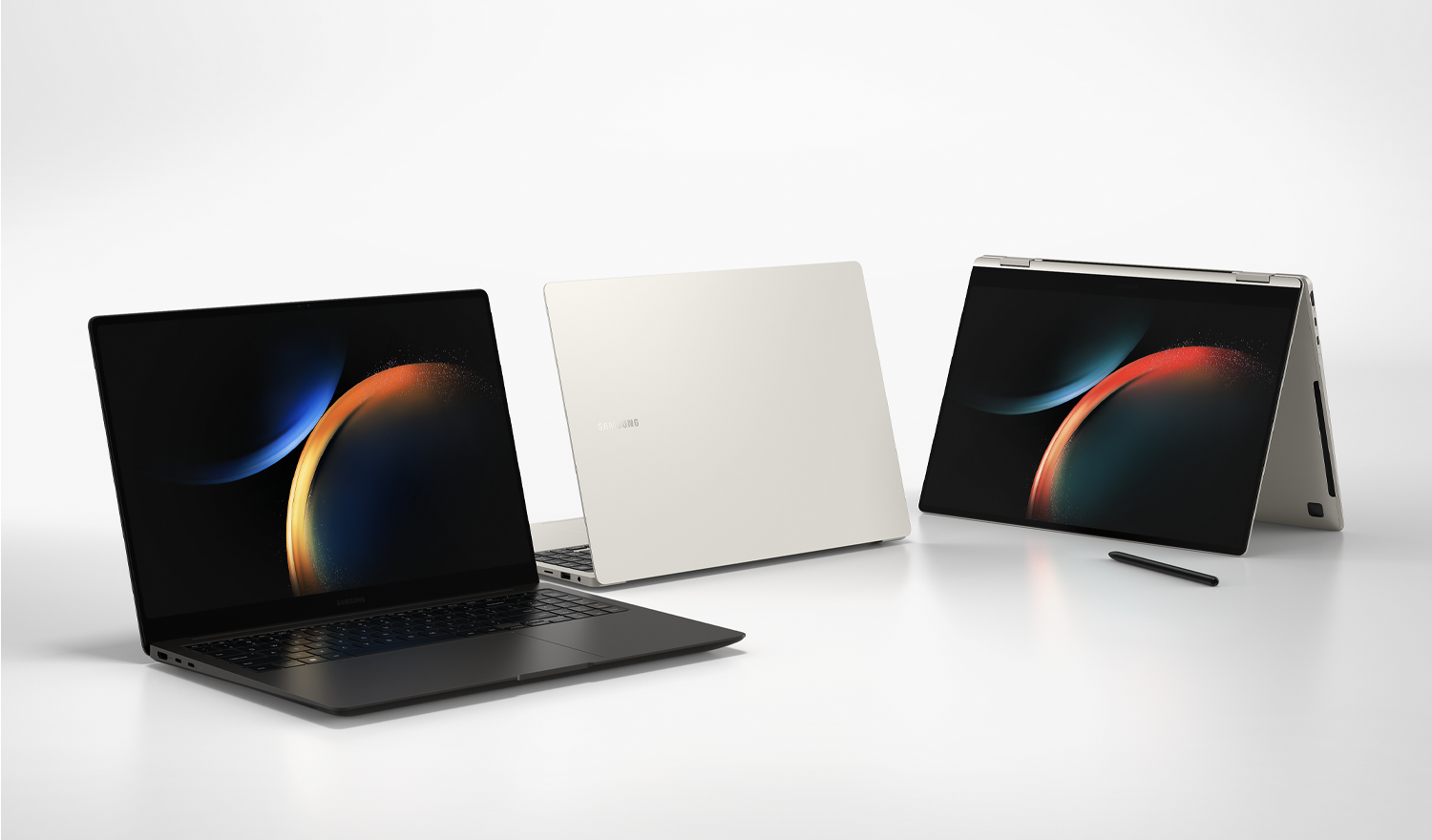 This is an image of the Galaxy Book 3 series.