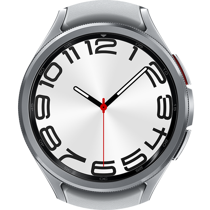 This image compares the display size of the Galaxy Watch6 series, which is 20% expanded based on the Galaxy Watch5 and Galaxy Watch4 Classic..
