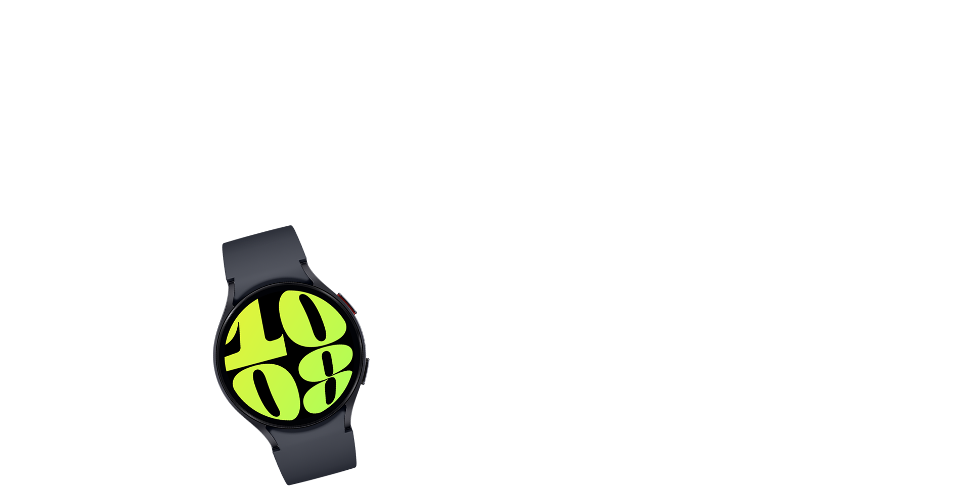 This is a Galaxy Watch6 series image with Watch6's cream, graphite band, and Watch6 Classic's silver and black band.
