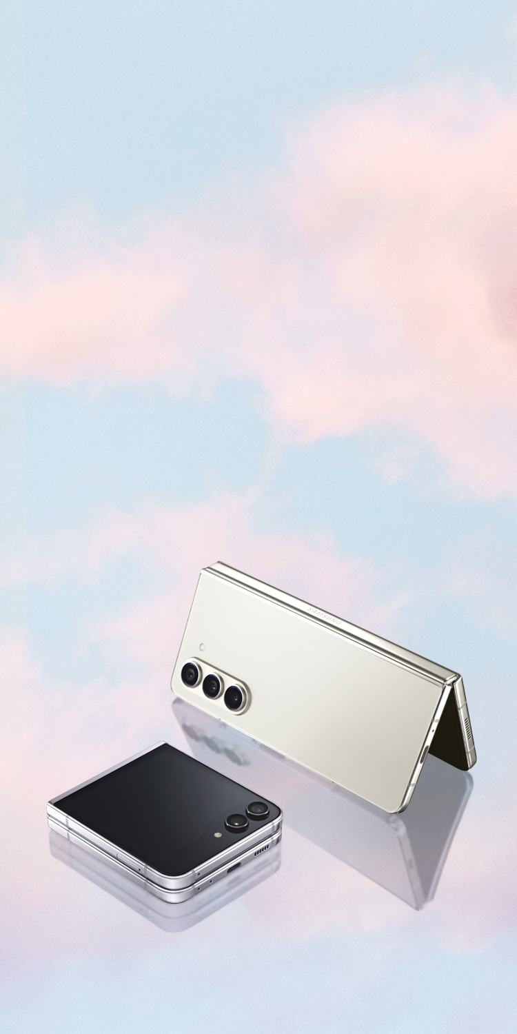 This is the image of Galaxy Z Flip 5 and Galaxy Z Fold 5.