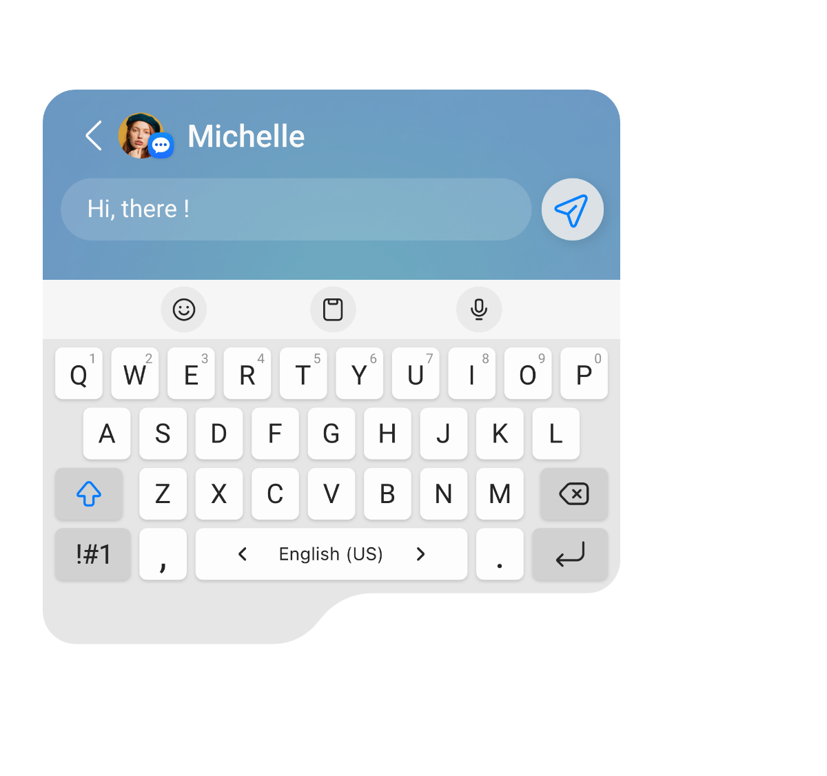 An image of a task being performed with a Flex Window on a Galaxy Z Flip 5.
