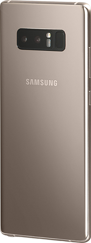 The gold Samsung Galaxy Note 8 model.