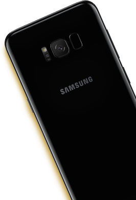 The colors of Galaxy S8 viewed from the back