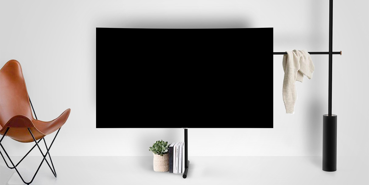 An image shows <RoR> work which won the Samsung Electronics QLED TV Stand Competition contest.