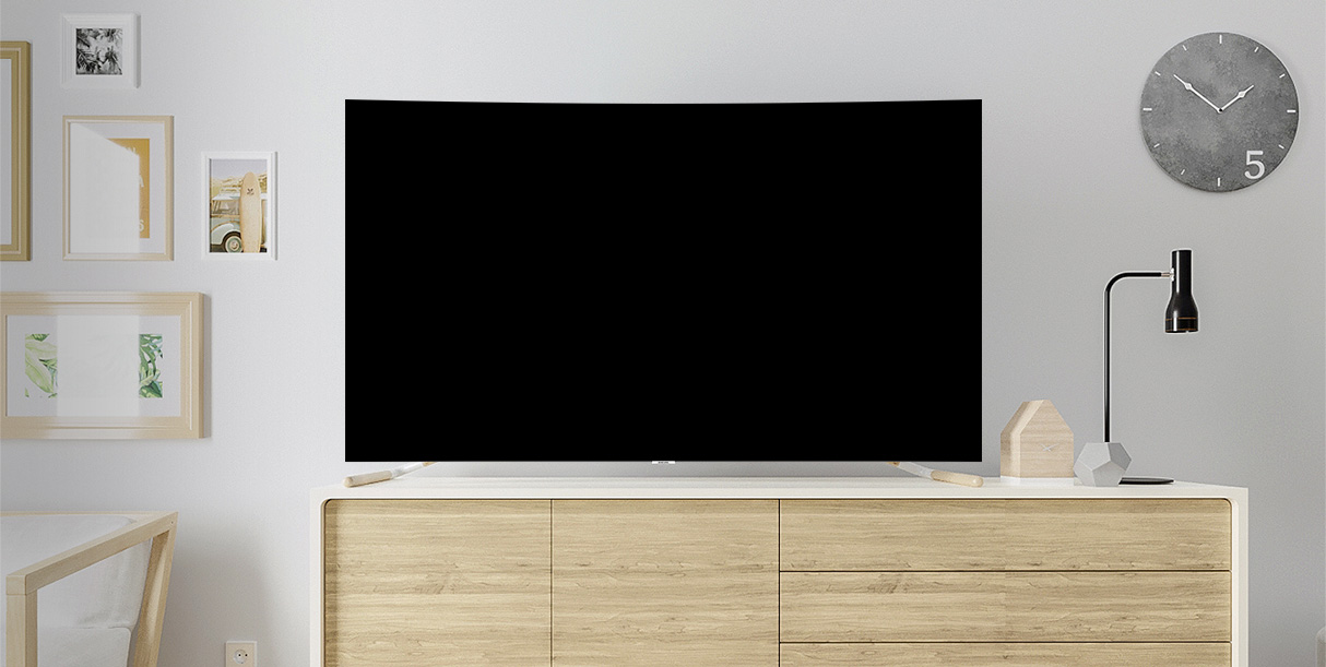 An image shows <Flamingo> work which was selected as the finalist in the competition contest of Samsung Electronics QLED TV stand.