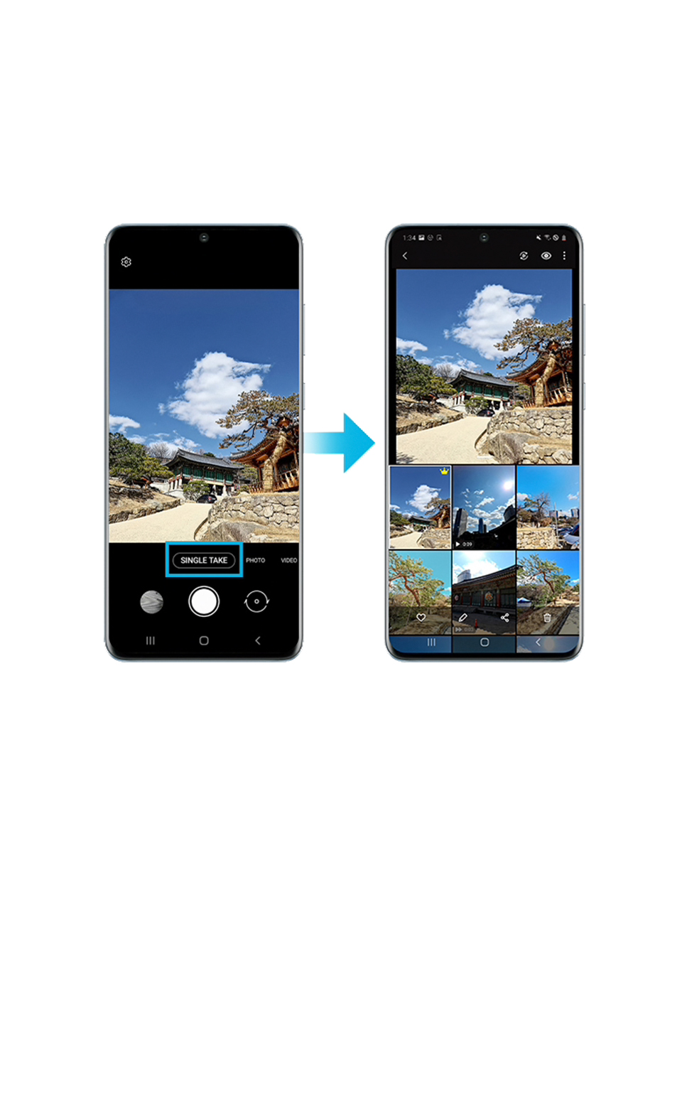 SINGLE TAKE - CAMERA UX