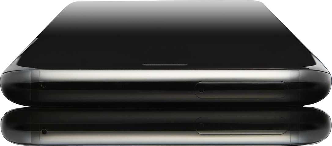 An image showing the side curvature of Galaxy S8.