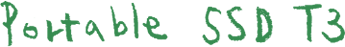 Portable SSD T3