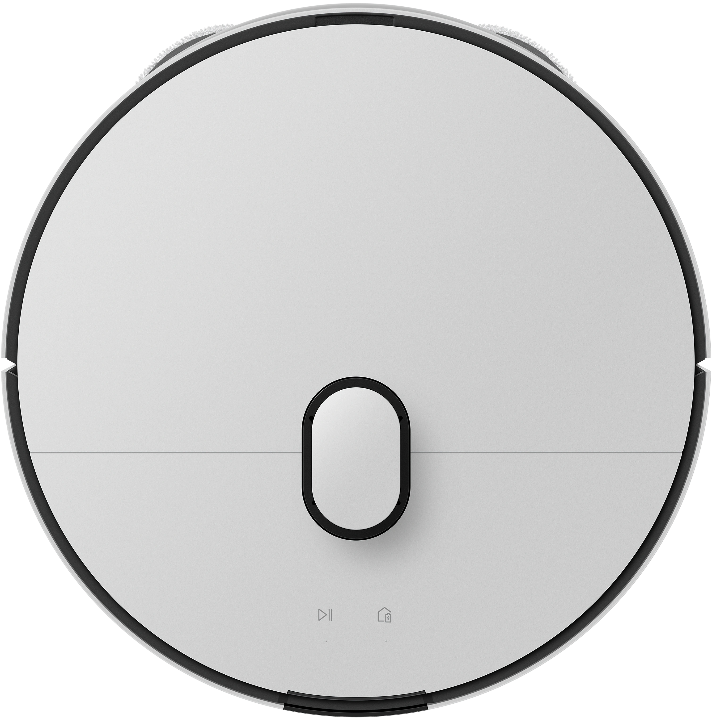 제품 상단을 정면에서 보여주며, 위는 흰색 아래는 차콜색으로 컬러 대비를 강조한 디자인.