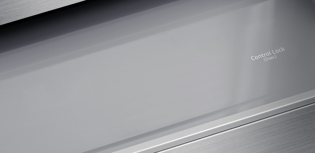 빌트인 냉장고 BRR9000M 내부의 히든 디스플레이 이미지입니다.