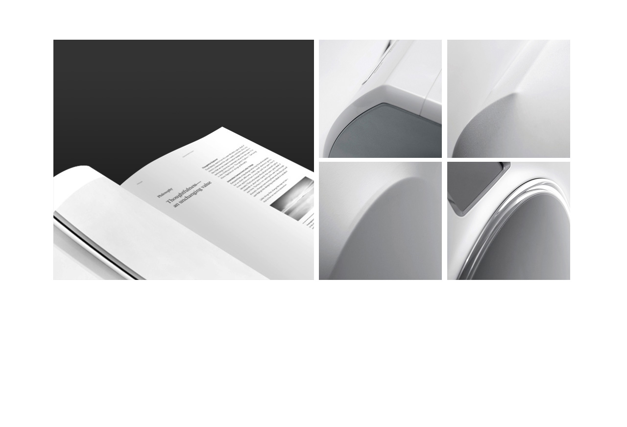 WW9000 세탁기의 디자인 스토리를 시각화하여 디자인 철학과 가치를 쉽게 전달하는 디자인 스토리 툴킷