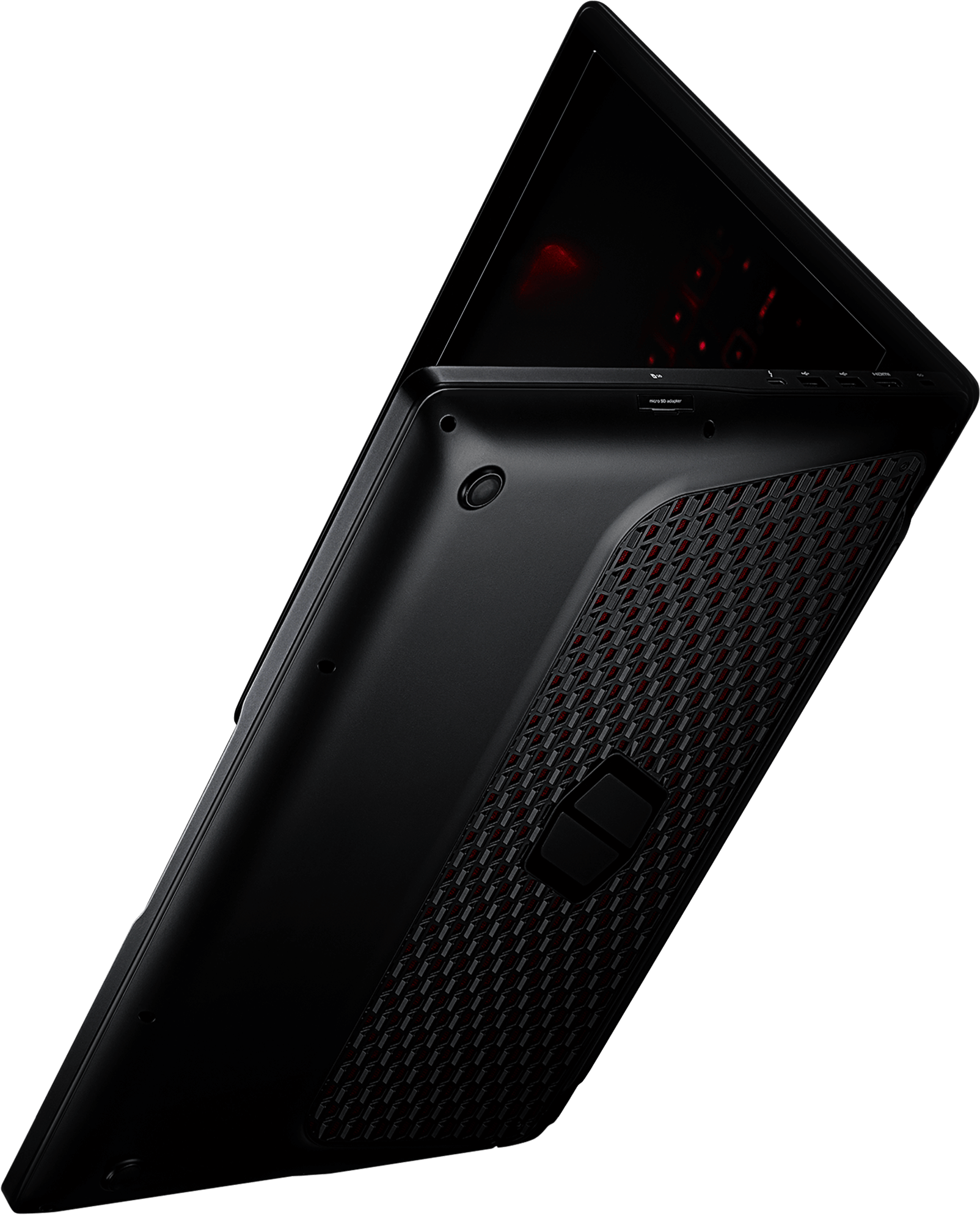 노트북 오디세이의 블랙 컬러 제품 이미지입니다.