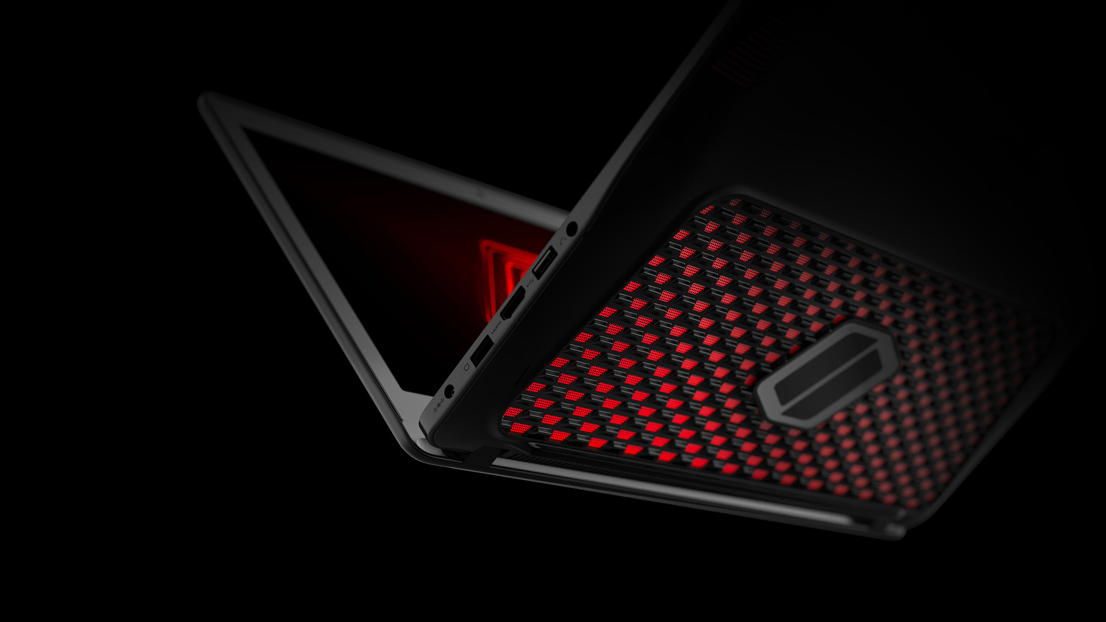 노트북 오디세이의 헥사 플로우 통풍구 이미지입니다.