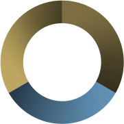 제1 색각 이상자가 구분할 수 있는 색 분포를 나타낸 원그래프입니다. 