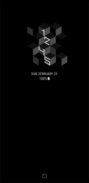 5종의 디지털 스타일 AOD와 5종의 아날로그 스타일의 AOD 텍스트 입니다.