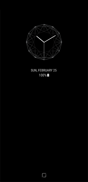 5종의 디지털 스타일 AOD와 5종의 아날로그 스타일의 AOD 텍스트 입니다.
